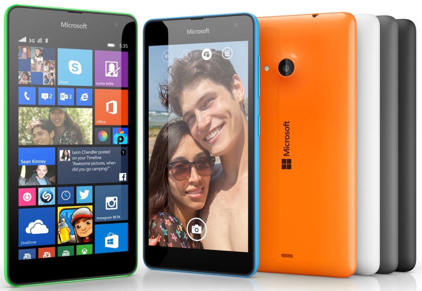 Microsoft анонсировала первый смартфон под своим брендом: Lumia 535
