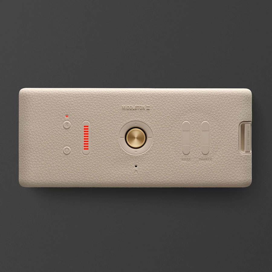 Cream Middleton II speaker from another angle