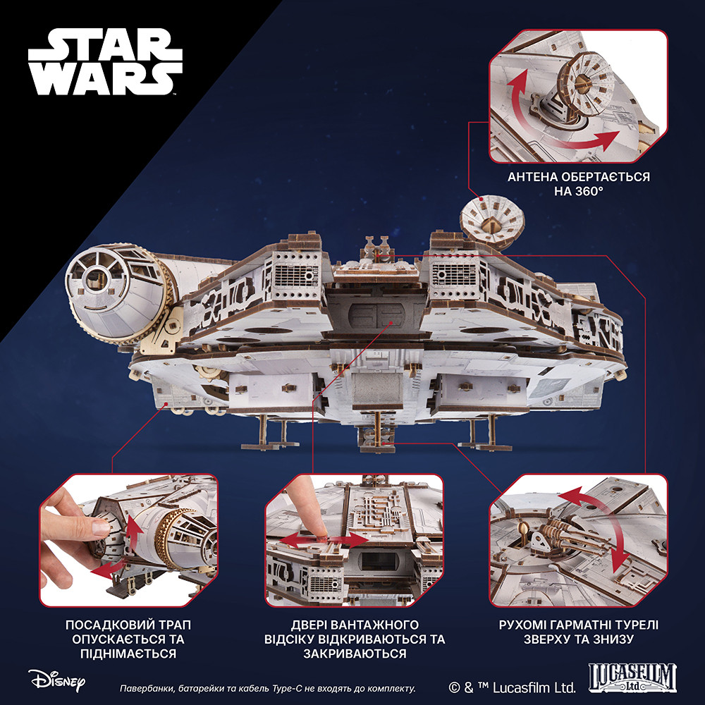 Тисячолітній Сокіл, модель з Зоряних воєн