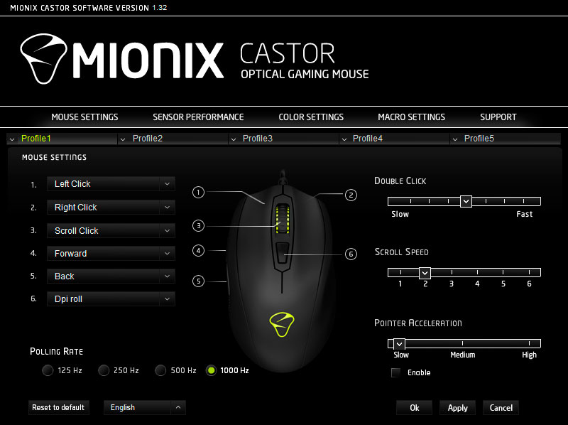 Обзор геймерской мышки Mionix Castor и поверхности Sargas 320-13