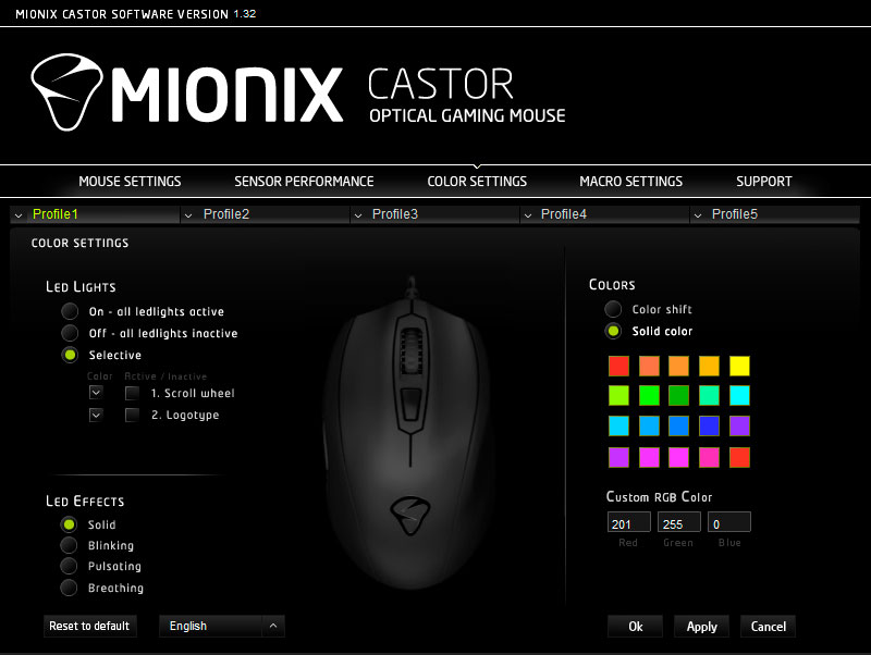 Обзор геймерской мышки Mionix Castor и поверхности Sargas 320-16