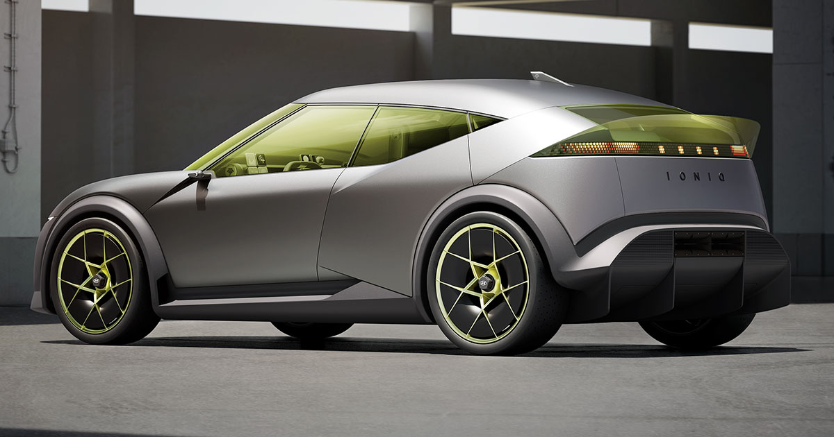 Hyundai Concept Three rear view