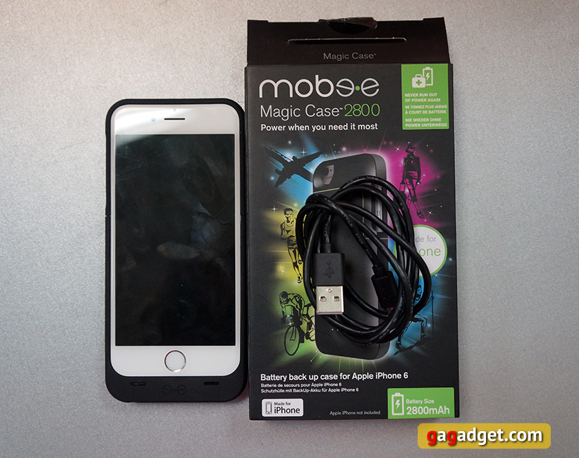 Обзор чехла-аккумулятора Mobee Magic Case 6 с беспроводной зарядкой для iPhone 6-7