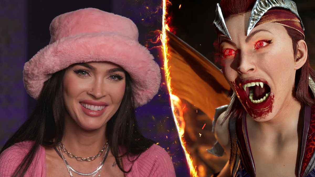 Megan Fox als vampier: de Hollywoodster speelde de rol van een van de heldinnen uit het vechtspel Mortal Kombat 1
