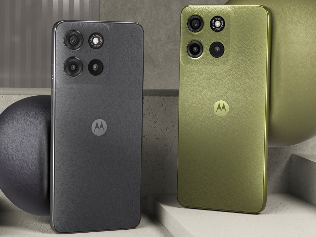 Moto G15 Power в цветах Gravity Grey и Iguana Green