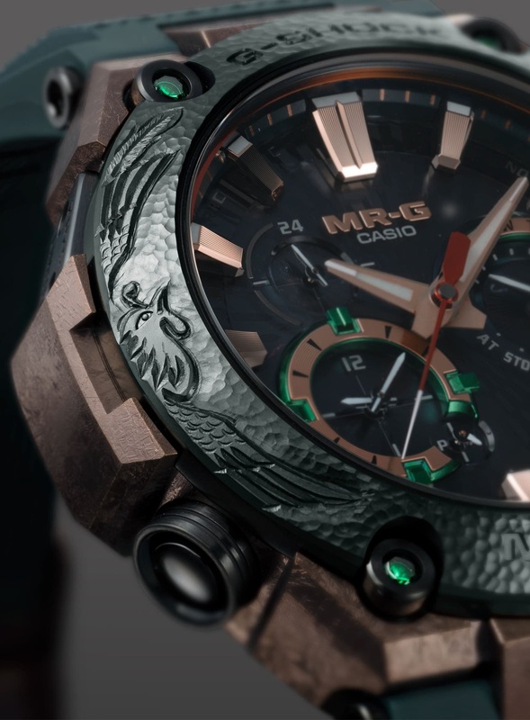 Фотография часов MRG-B2000KT-3A со стороны циферблата