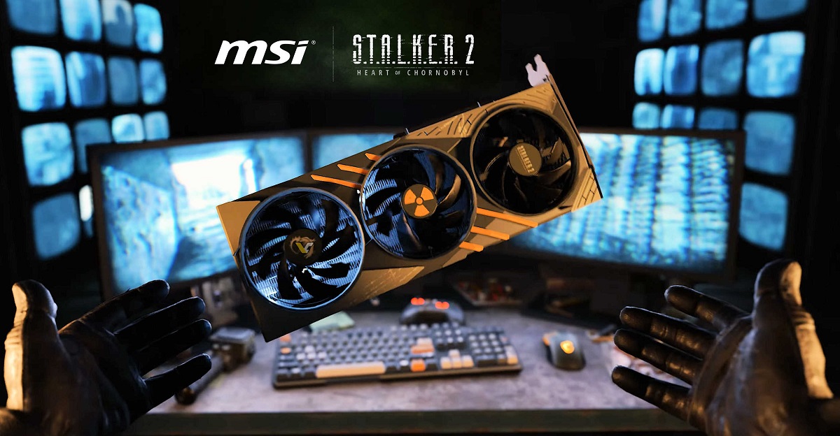 MSI lanserer grafikkort og periferiutstyr med STALKER 2 Heart of Chornobyl-tema