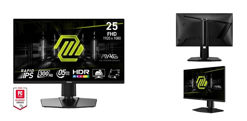 Présentation du moniteur de jeu MSI MAG 255PXF de 25 pouces avec un taux de rafraîchissement allant jusqu'à 300 Hz-2