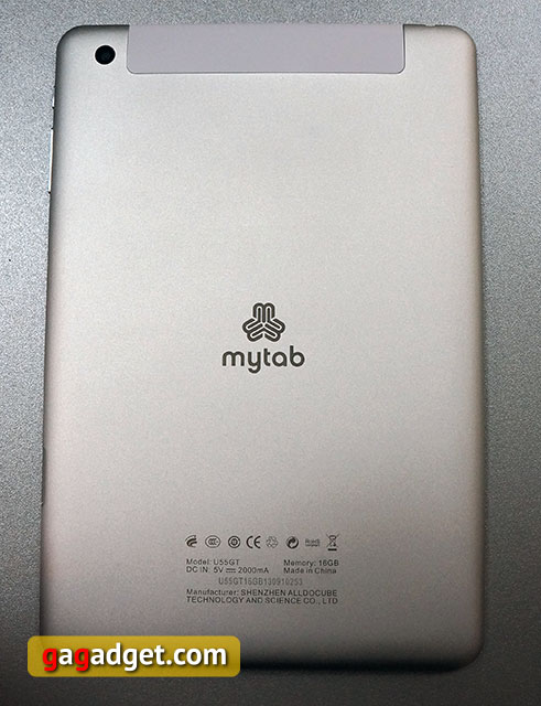 Обзор Android-планшета Mytab U55GT-8