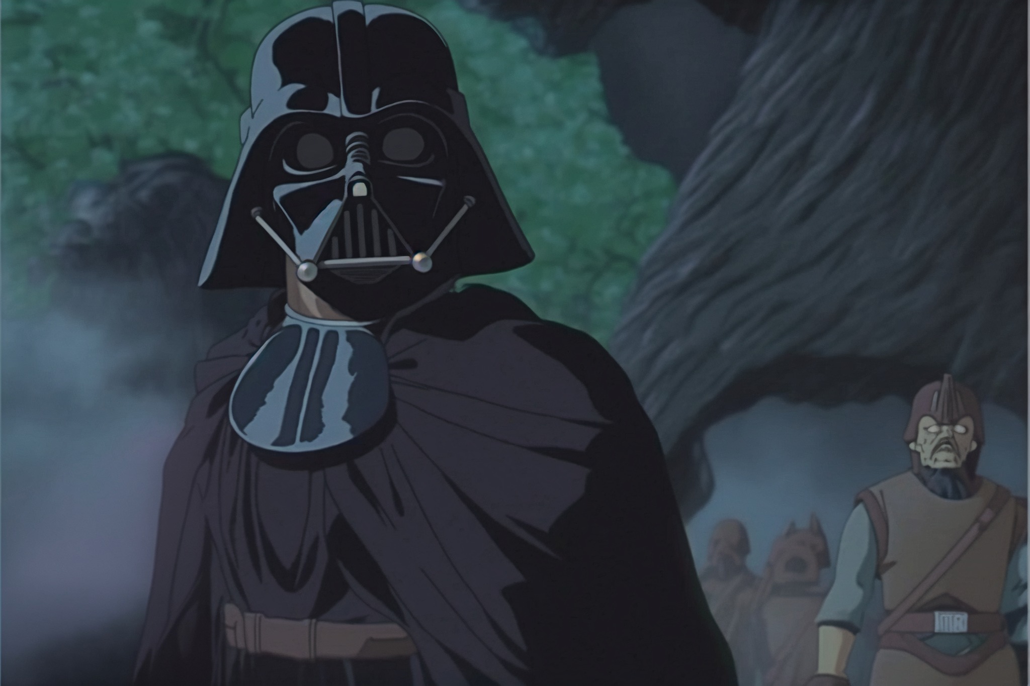 Das neuronale Netzwerk Nijijourney stellt ikonische Star Wars Charaktere im Stil von Studio Ghibli dar-9