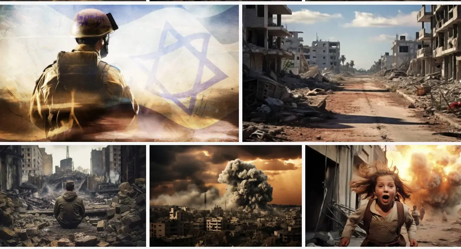 Adobe vende imágenes generadas por inteligencia artificial de la guerra entre Israel y Hamás que se hacen pasar por reales en las noticias
