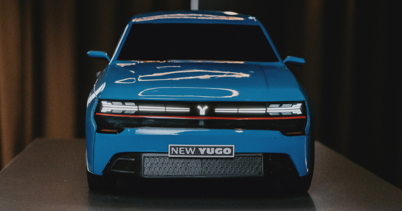 Maquette du nouveau Yugo à Car Design Event