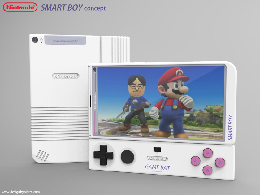 Nintendo Smart Boy: концепт игрового смартфона в стиле GameBoy