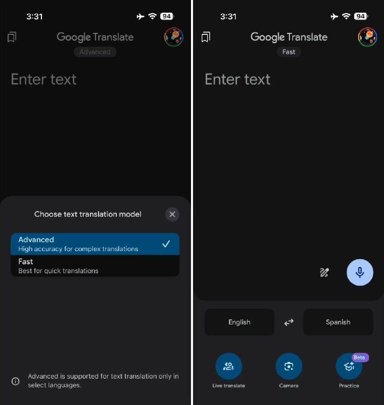 Google Translate оновлення з ІІ-моделлю Gemini