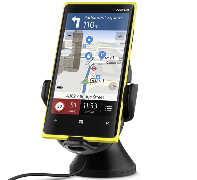 Беспроводная автомобильная зарядка для смартфонов Nokia серии Lumia-3