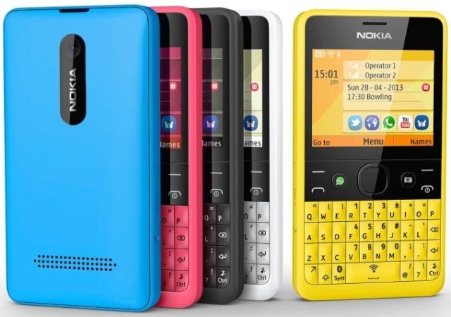 Nokia представила QWERTY-телефон Asha 210