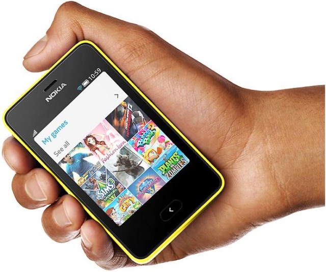 Бюджетный сенсорный телефон Nokia Asha 501-3