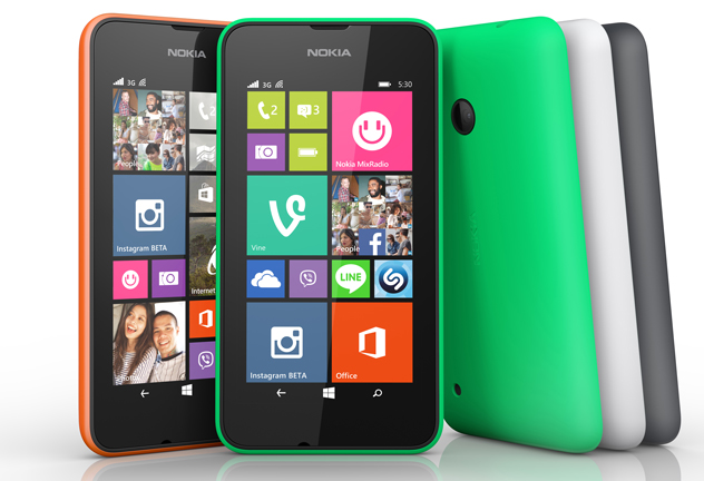 Изображение будущего бюджетного смартфона Nokia Lumia 530 на Windows Phone 8.1