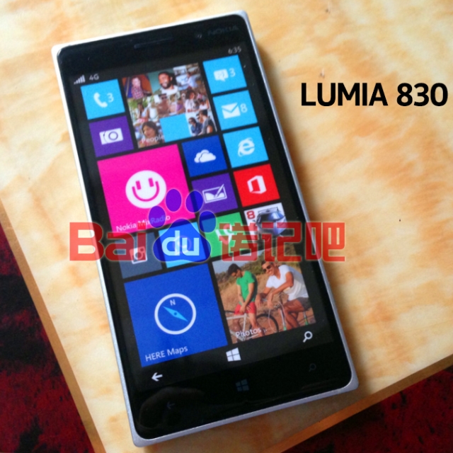 Камерофон Nokia Lumia 830 засветился на живых фото