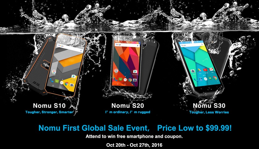 Nomu начинает глобальные продажи защищенных смартфонов