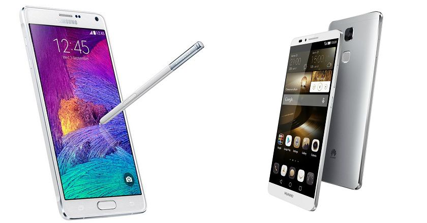 Samsung Galaxy Note 4 или Huawei Mate7?