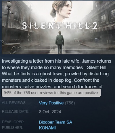 Erste Spieler freuen sich über Silent Hill 2 Remake: Bloober Team erhält höchstes Lob für seine Arbeit-2