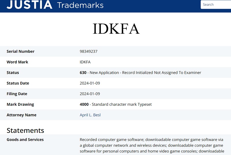 Bethesda has registered the trademark IDKFA: probably under this name hides a new part of DOOM-2