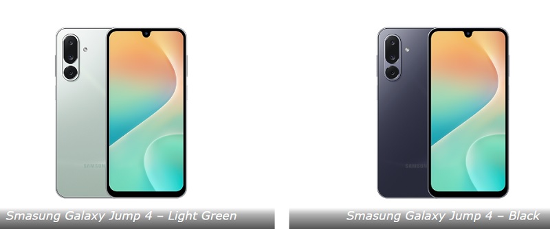 Кольорові варіанти Galaxy Jump 4