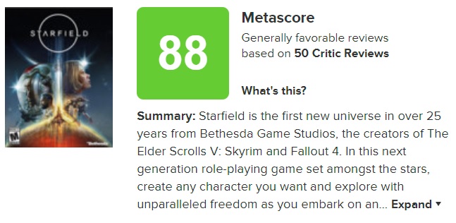 "Bethesda's Best Game" and "Excellent RPG" - critics are thrilled with Starfield and give the game top marks-3