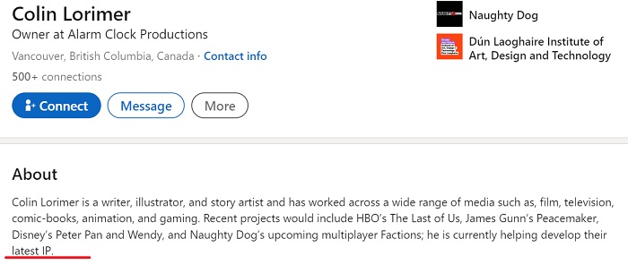 Intrige: studio Naughty Dog werkt aan een game gebaseerd op een gloednieuwe franchise-2