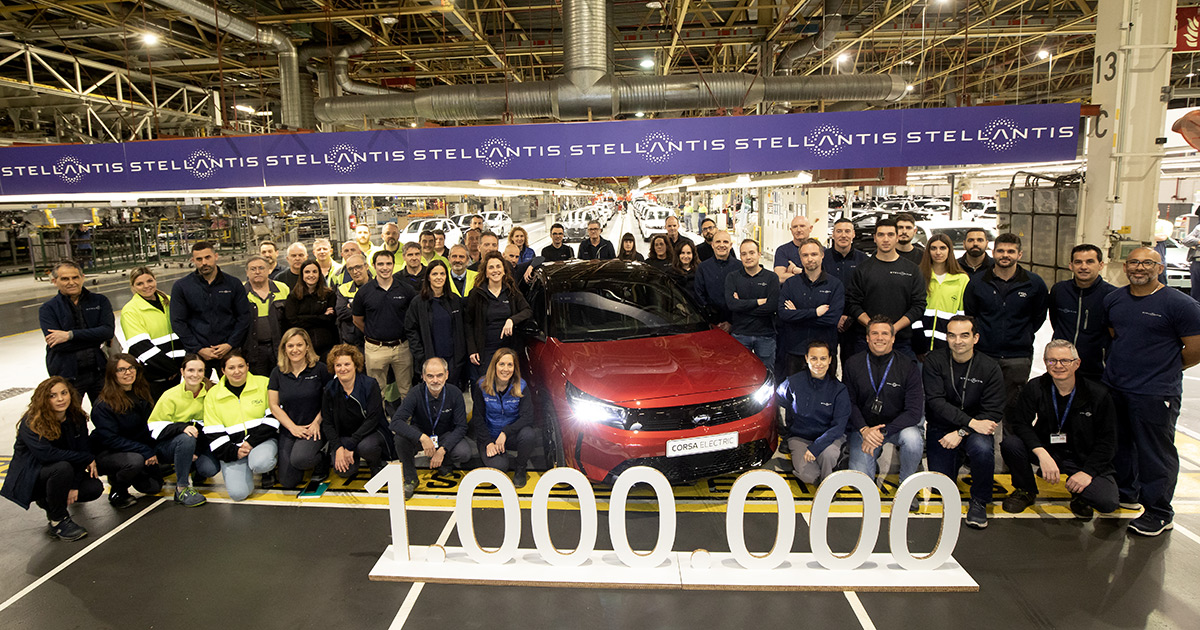 The millionth Opel Corsa F.