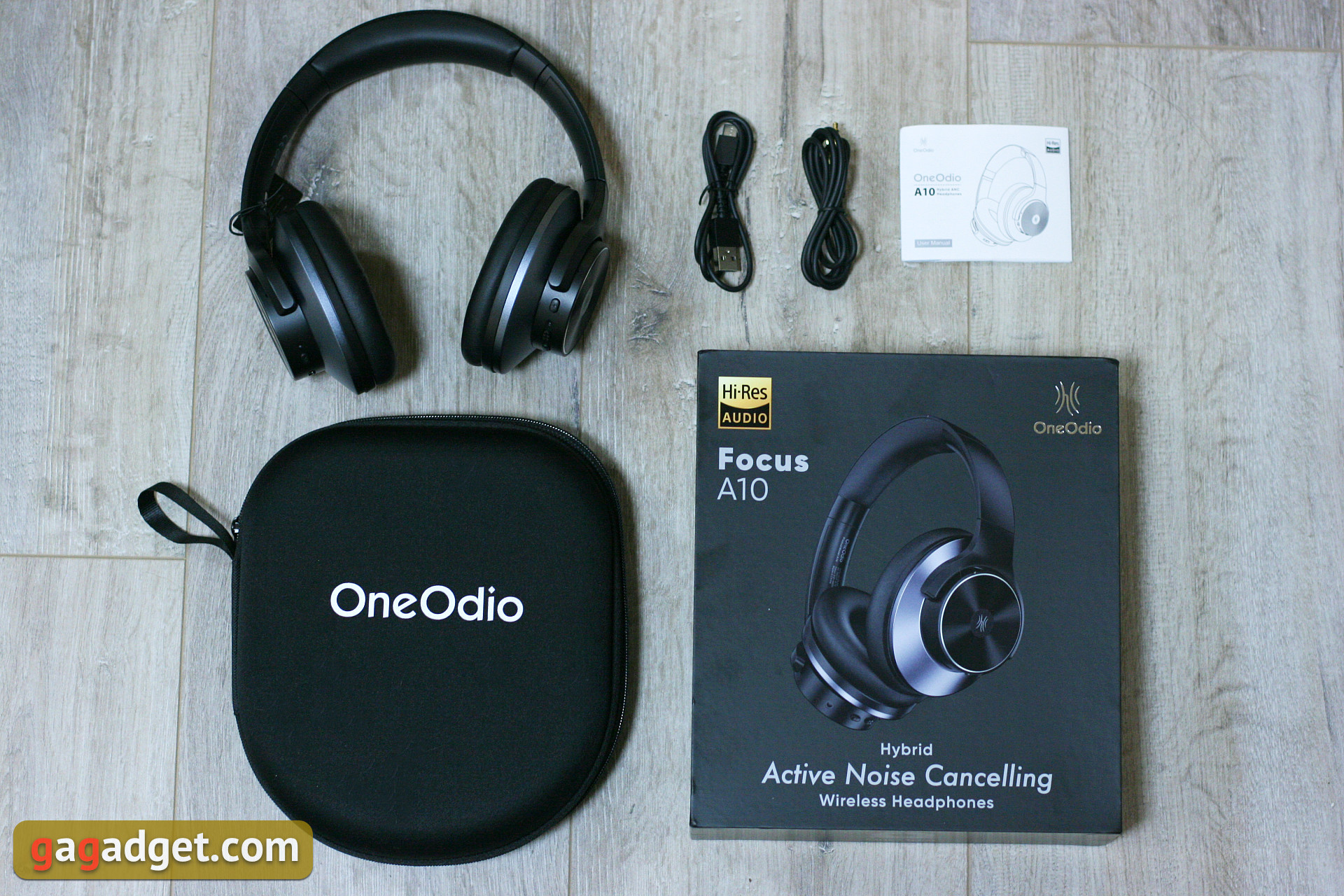 Mästaren på transparent ljud: OneOdio Focus A10 Hybrid brusreducerande slutna hörlurar