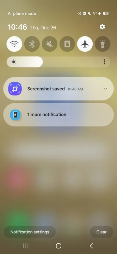 Filtrare le notifiche in background in One UI 7.0