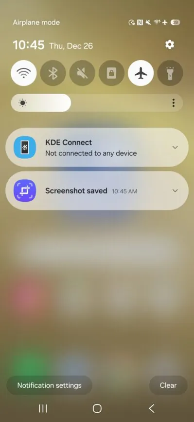 Nessuna notifica in background in One UI 7.0