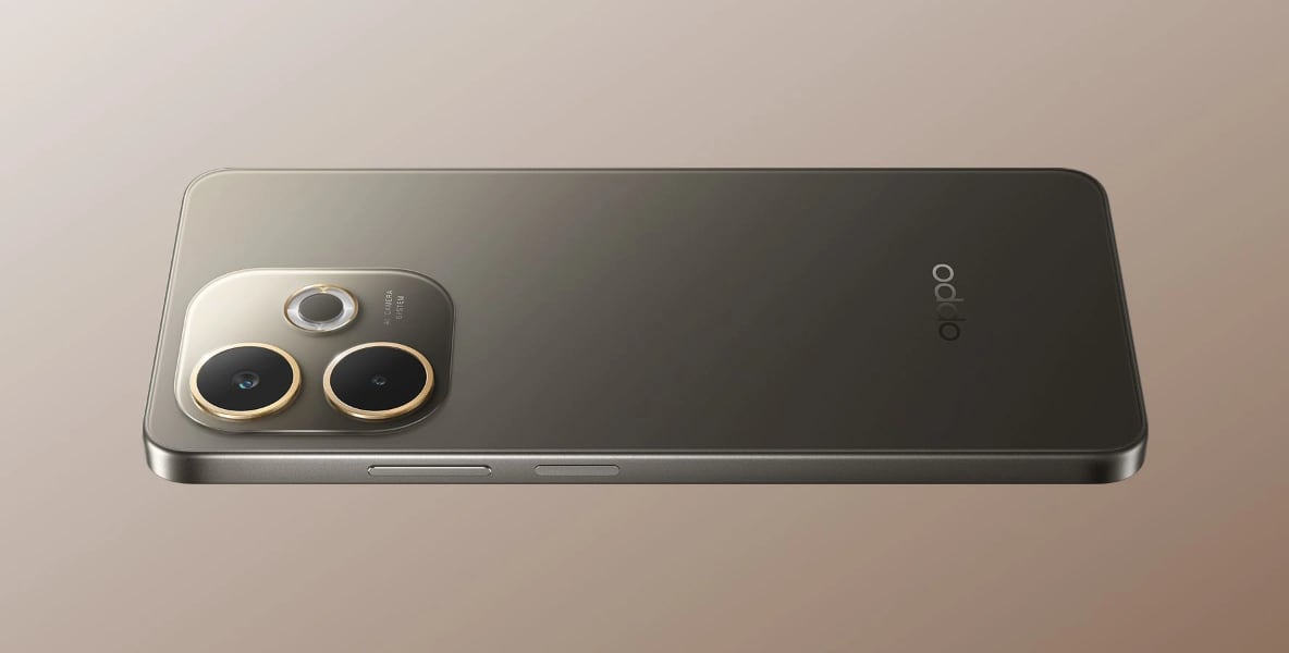 Дизайн OPPO A5 Pro у Шоколадному Мокко кольорі