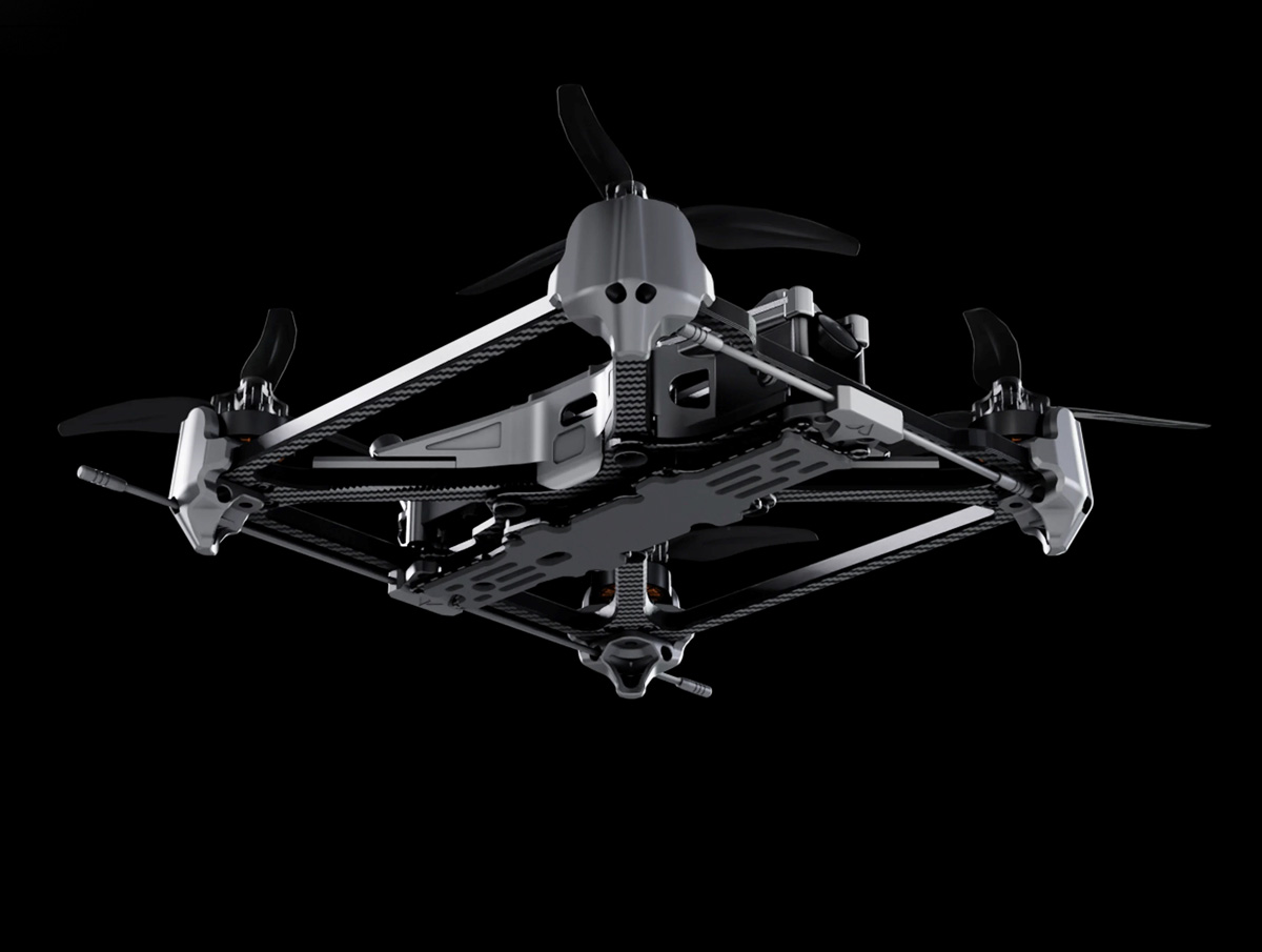 Détails du drone FPV d'Orqa