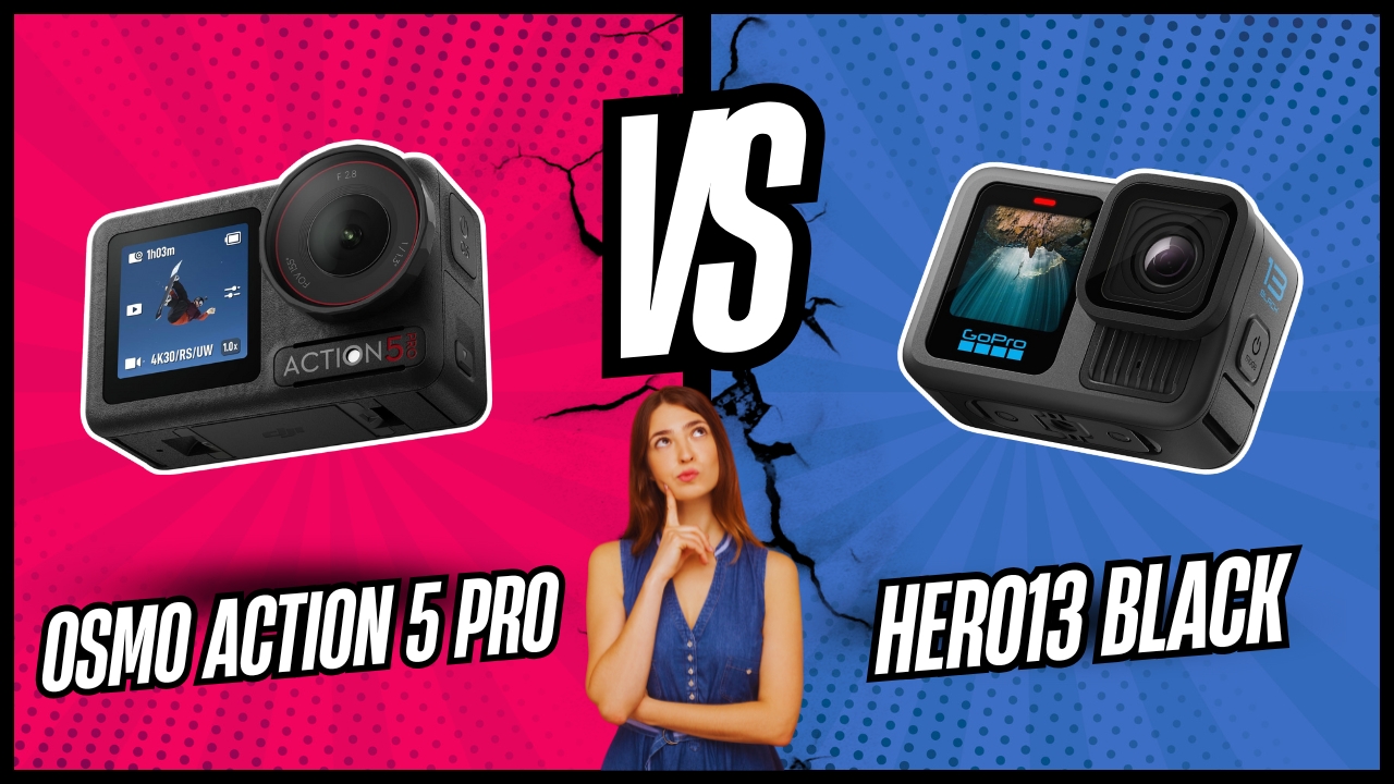 Osmo Action 5 Pro versus HERO13 Black