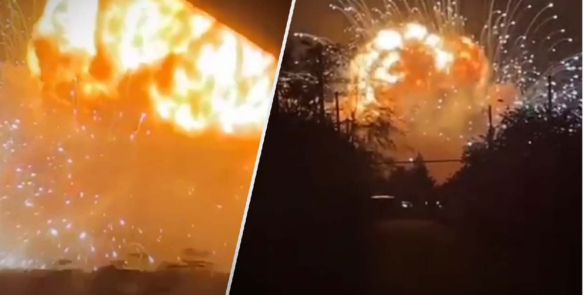 Ukraine has launched another stunning strike on an artillery ammunition storage base: this time a military facility in the Krasnodar region was hit (video)