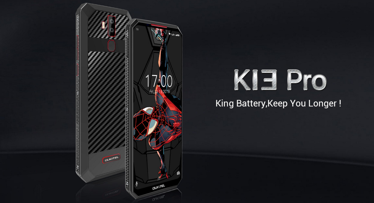 Представлен OUKITEL K13 Pro: аккумулятор на 11 000 мАч, NFC и быстрая зарядка