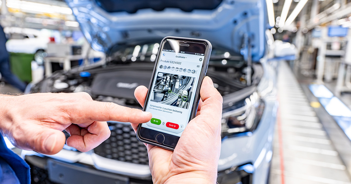 Démonstration du GenAI4Q dans une usine du Groupe BMW