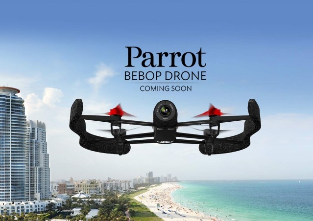 Квадрокоптер Parrot Bebop с 14-МП камерой и поддержкой Oculus Rift