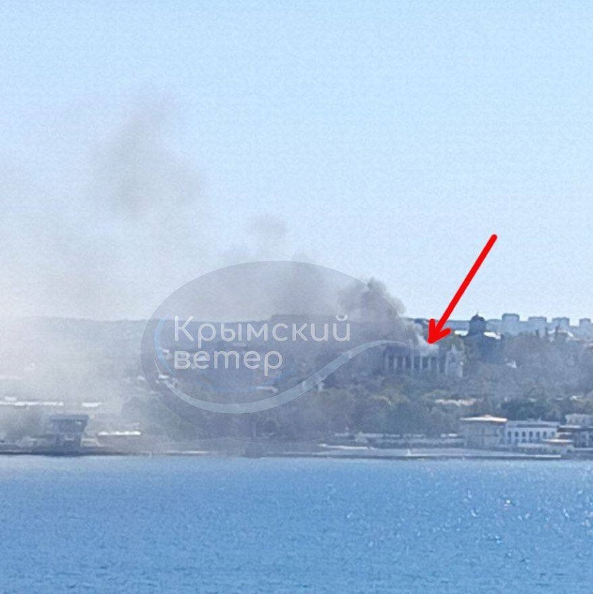 Ukrainische Raketen zerstören Hauptquartier der russischen Schwarzmeerflotte auf der Krim-4