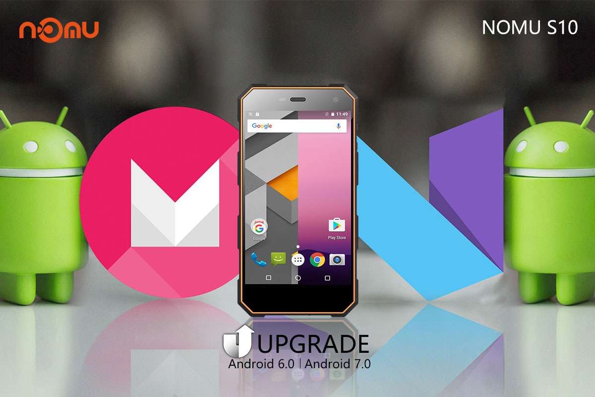 NOMU обновила смартфон NOMU S10 до Android 7.0 Nougat