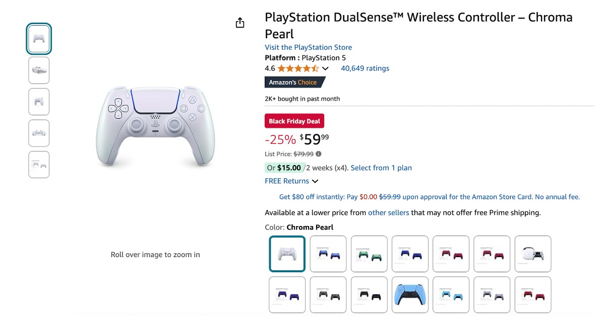 PlayStation DualSense™ Wireless Controller - Buy Now $20 Off!