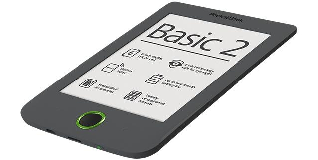 PocketBook выпустила электронную книгу Basic 2 с 6-дюймовым E Ink экраном