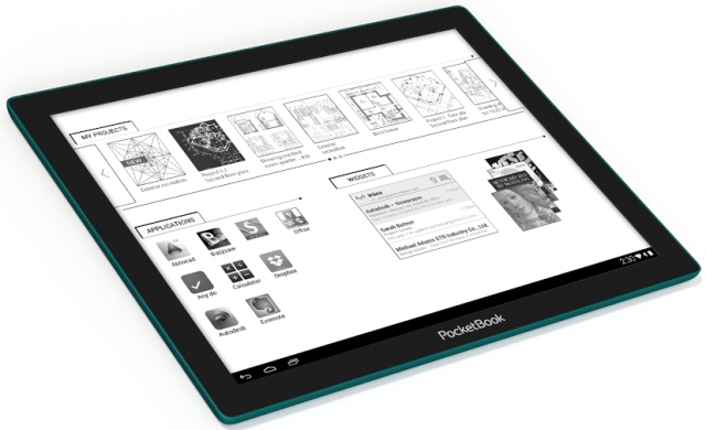 Устройство PocketBook CAD Reader c 13.3-дюймовым экраном E-Ink Fina, объединяющим технологии E Ink и TFT