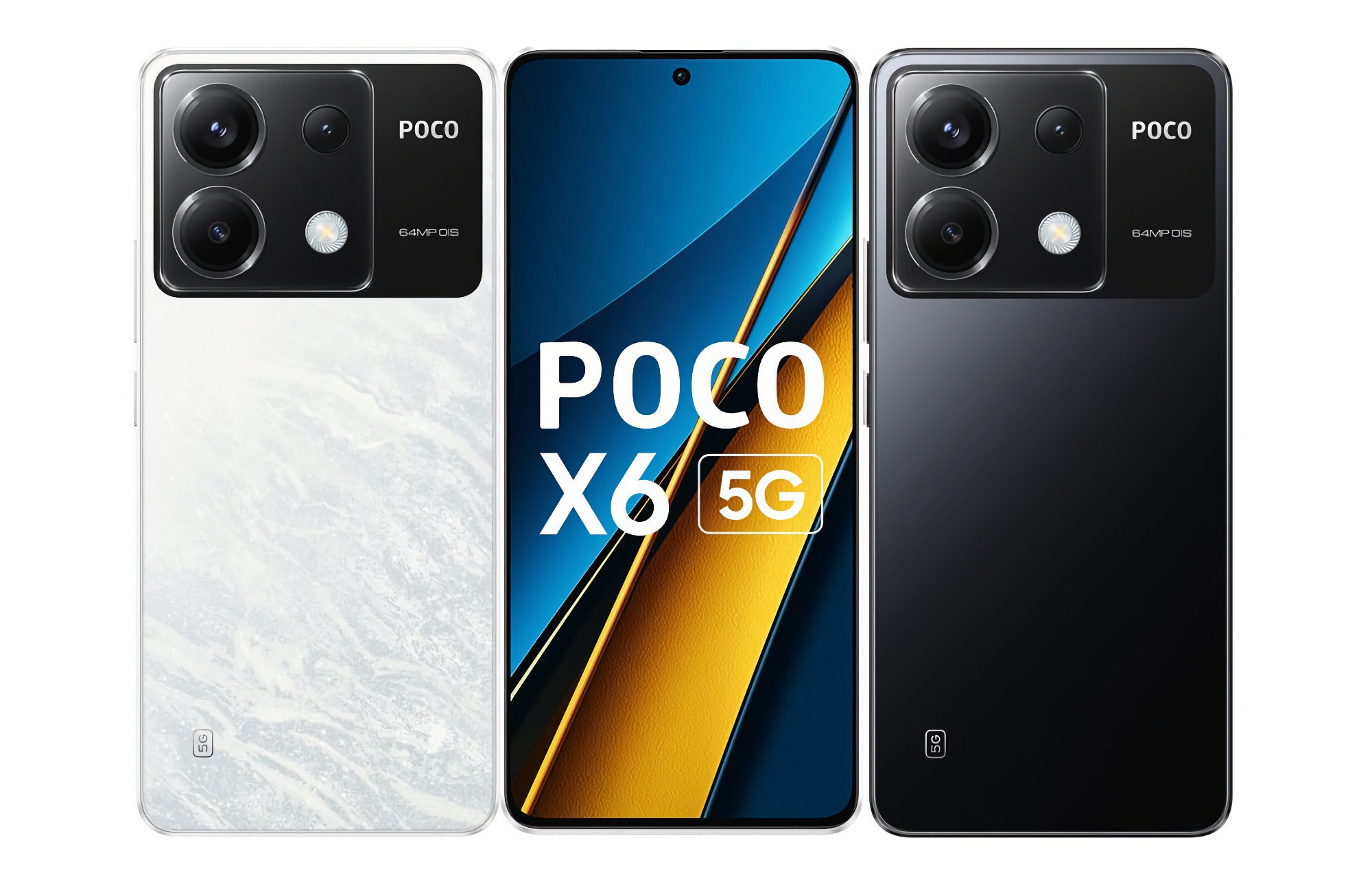POCO X6 5G: simplified version of POCO X6 Pro with Snapdragon 7s Gen 2 chip