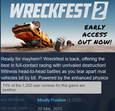 Изображение экрана из Wreckfest 2