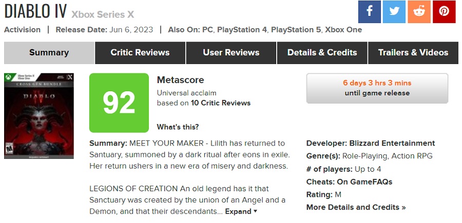 Ett jävla bra spel! Kritikerna hyllar Diablo IV och rekommenderar det varmt till spelare-2