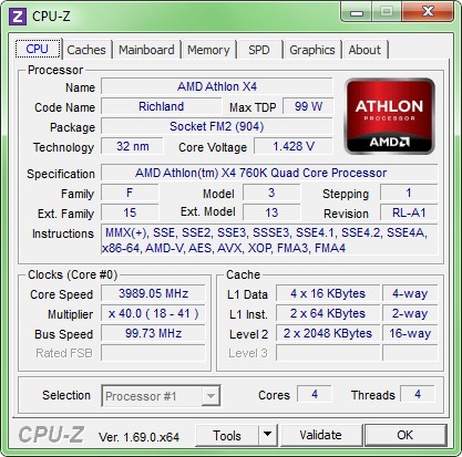 Amd athlon x4 760k обзор